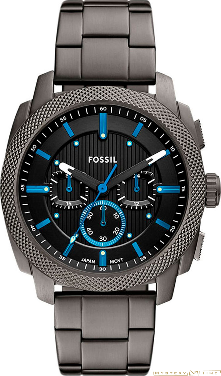 Часы американские наручные мужские кварцевые на браслете Fossil FS6098