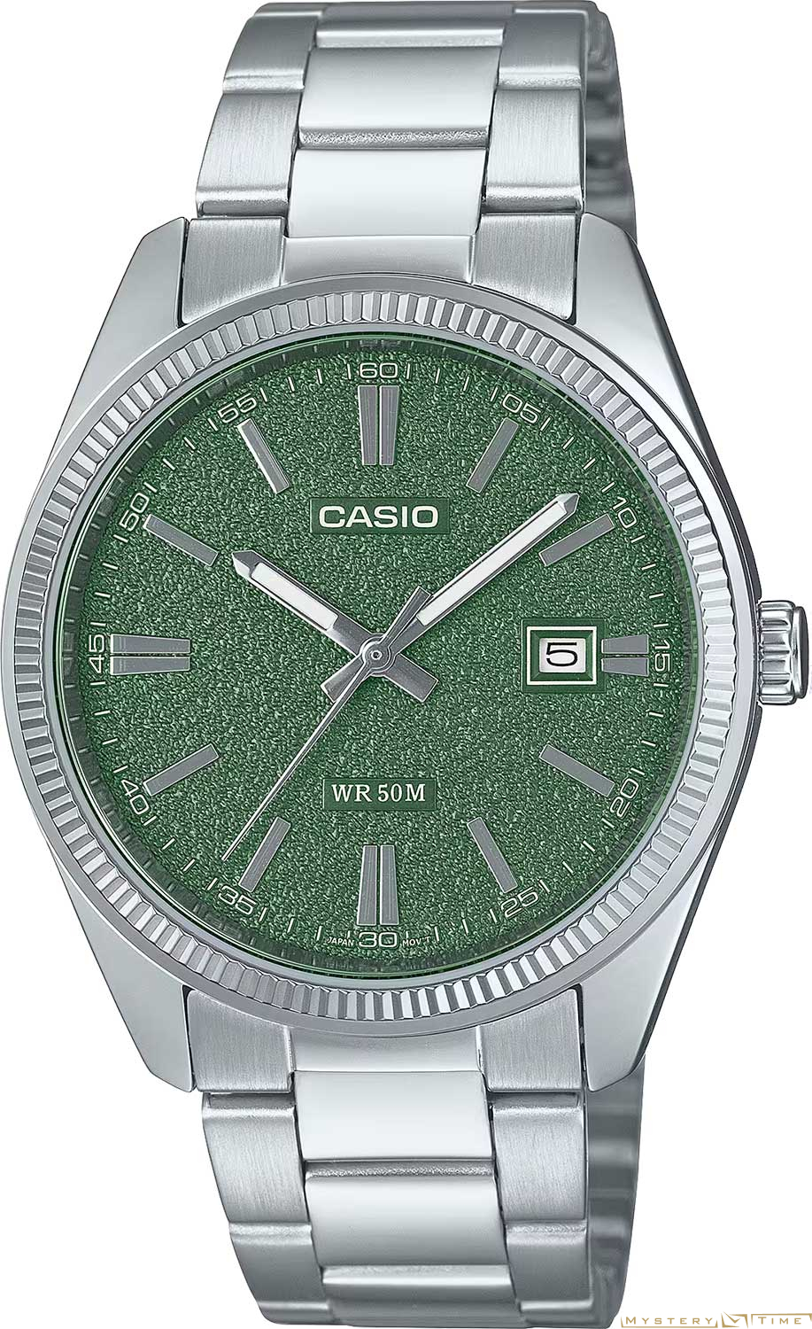 Часы японские наручные мужские кварцевые на браслете Casio MTP-1302DA-3A